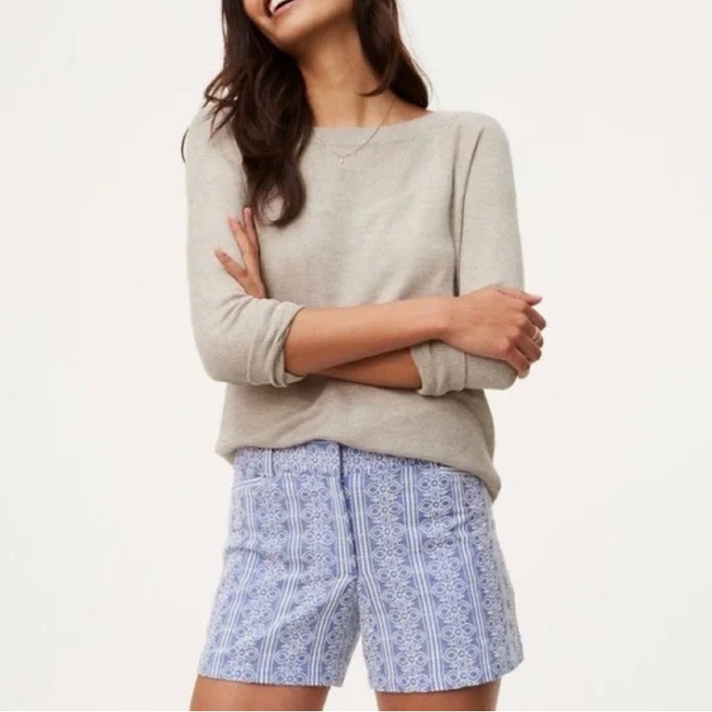 Loft Embroidered The Riviera Shorts